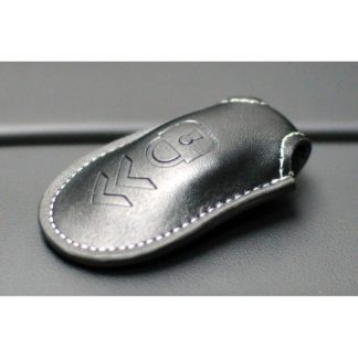 Schlüssel-Etui Tesla Model S & X in Leder schwarz