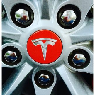 Nabendeckel Aufkleber zu Tesla