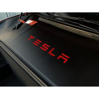 Kofferraum Tesla Schriftzug Aufkleber Model S