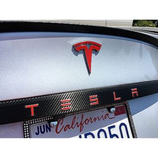 Heckleiste Aufkleber Tesla Model S