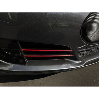 Grill Insert Aufkleber Tesla Model S (4 Stk.)