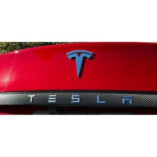 Heckleiste Aufkleber Tesla Model X