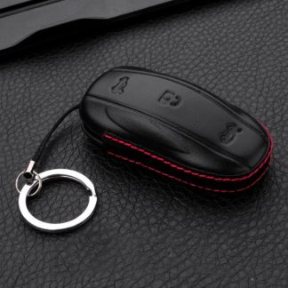 Schlüssel-Etui, Leder schwarz