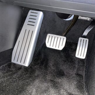Fussstütze Aluminium matt Tesla Model X und Model 3 2021