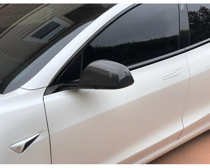 Spiegelabdeckungen Echt Carbon Tesla Model 3 – Bild 5