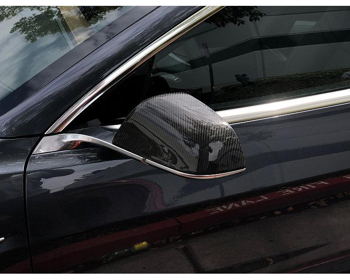 Spiegelabdeckungen Echt Carbon Tesla Model 3 – Bild 8