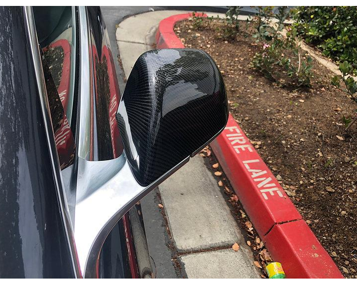 Spiegelabdeckungen Echt Carbon Tesla Model 3 – Bild 7