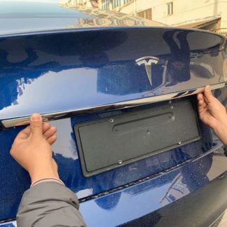 Heckleiste oben Model 3 chrom