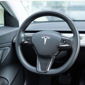 Lenkrad Abdeckung carbonlook glanz Tesla Model 3 & Y