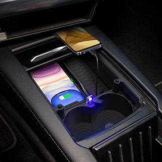 Box Einlage Mittelkonsole Model S, X Bigbox mit Wireless Charger