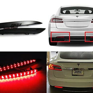 LED Leuchte mit Bremslicht/Nebellicht Model S schwarz (2 Stk)