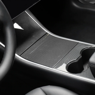 Mittelkonsolenabdeckung 3D ABS Carbonlook (3-tlg)
