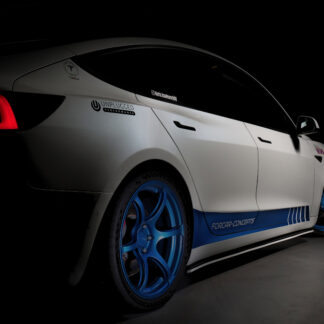 Professionelles Tesla Photoshooting