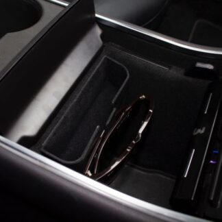 Brillenhalter Mittelkonsole Tesla